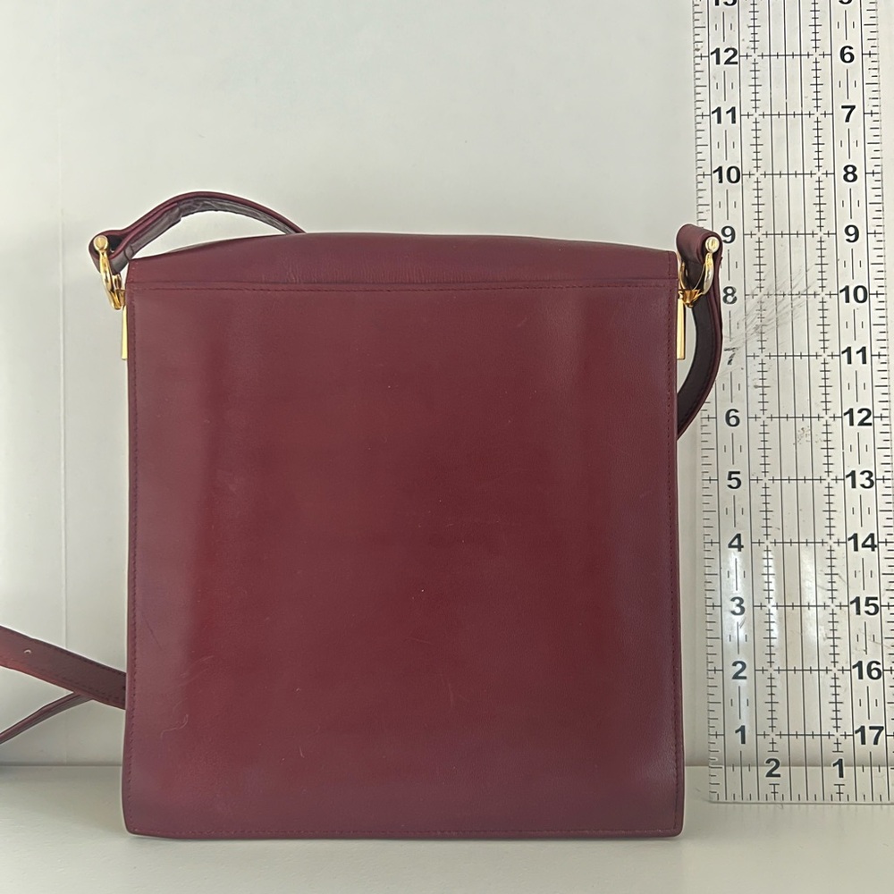 Cartier Bordeaux Must Line Shoulder Bag with adjustable strap - Picture 2 of 11